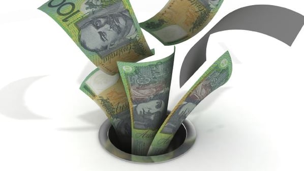 Wasted money going down the drain