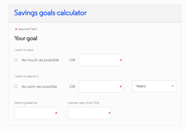 Savings Goal Calculator