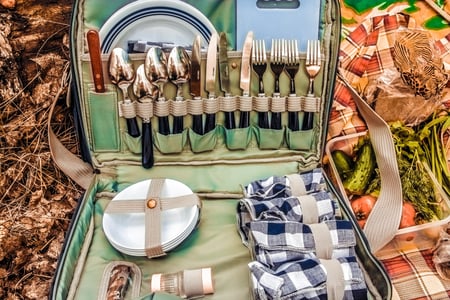 reusable picnic plates cups